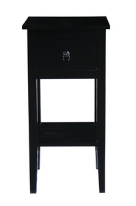 Black Furniture, Black Bedside